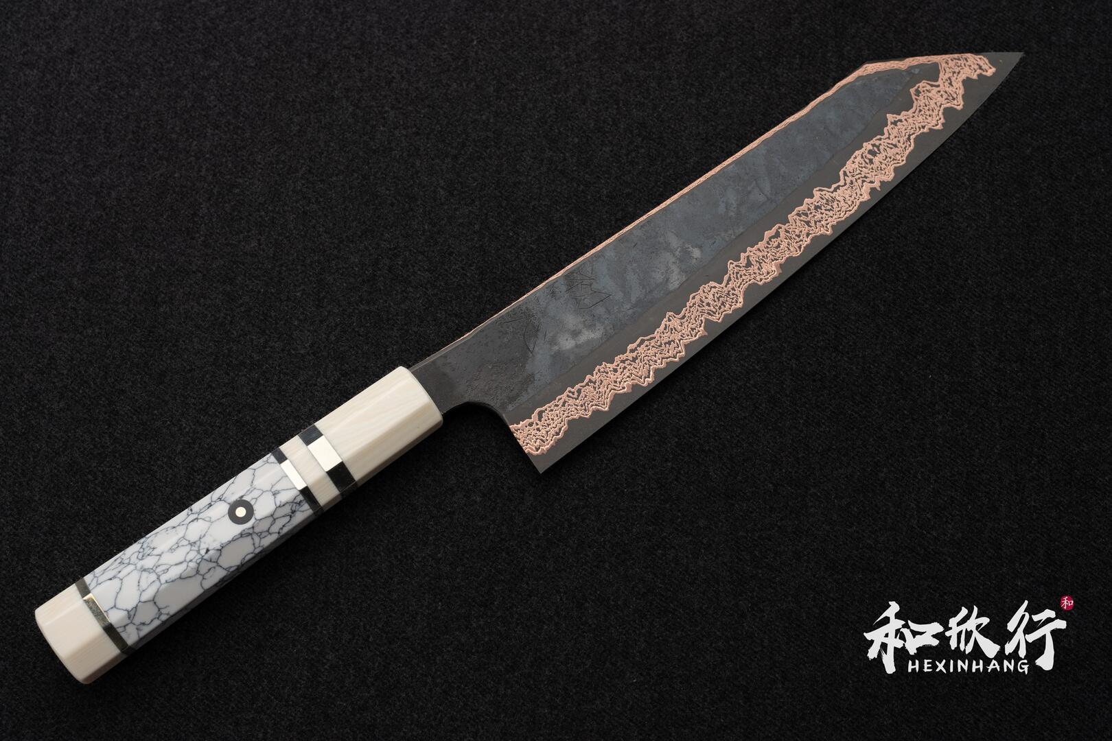 初心x 二唐喜悅ヨロコビ有色SLD 黑染仕上切付牛刀